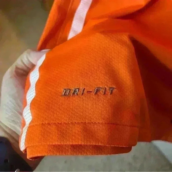 Netherlands Authentic Soccer Club Jersey Nike Drifit Men Small Orange Sports - Picture 9 of 9